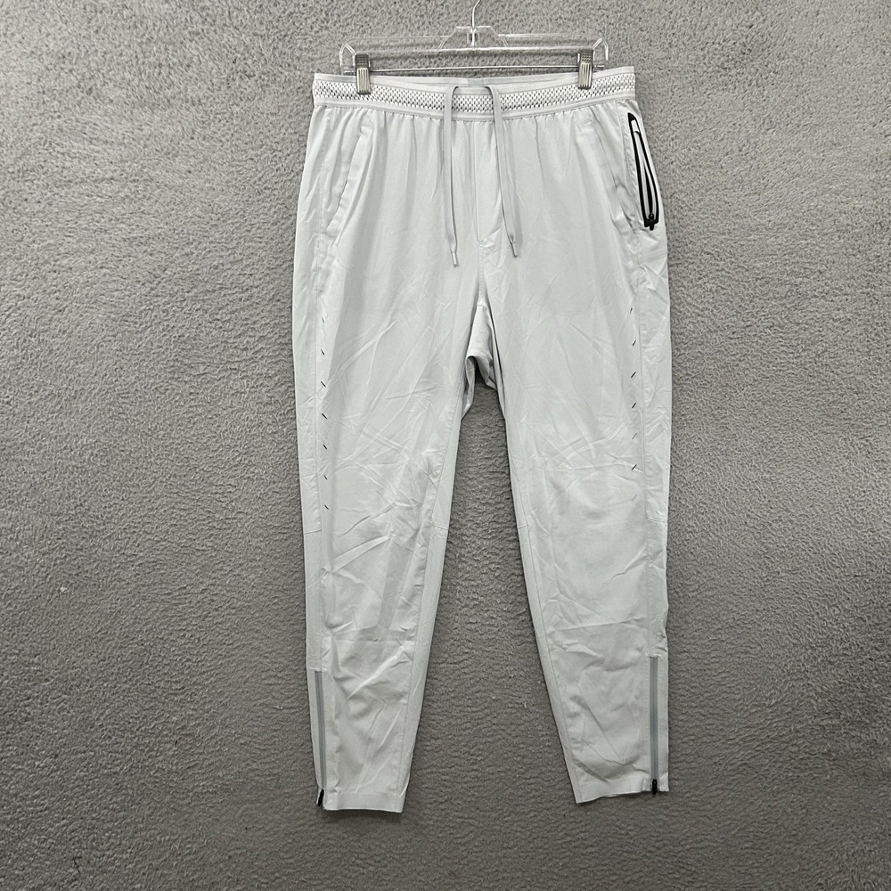 Ten Thousand Pants Mens Large Gray Jogger Performance Lightweight Taper Active